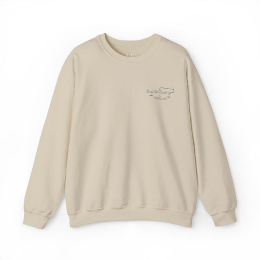 Built on Faith Raised on Beef Crewneck- Beef On The East Cattle Co.