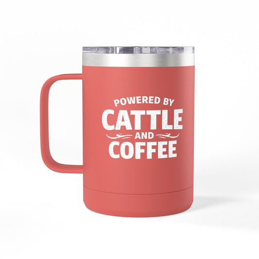 15oz Insulated Coffee Mug – Beef On The East Cattle Co.
