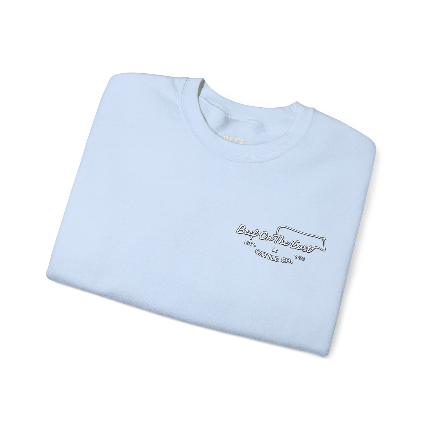 Smells Like Money & Manure Crewneck — Beef On The East Cattle Co.