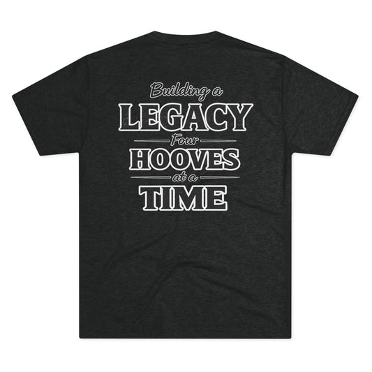 Building a Legacy Four Hooves at a Time Tee --- Beef On The East Cattle Co.