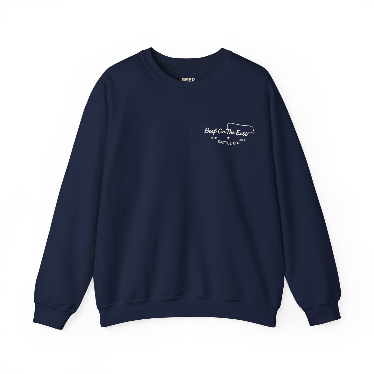 Smells Like Money & Manure Crewneck — Beef On The East Cattle Co.