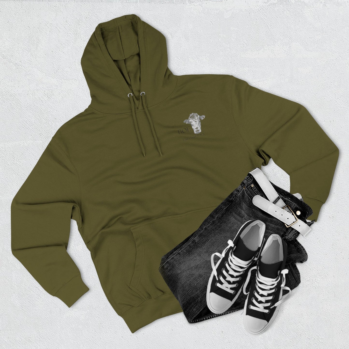 Cattle & Christ Hoodie — Beef On The East Cattle Co.