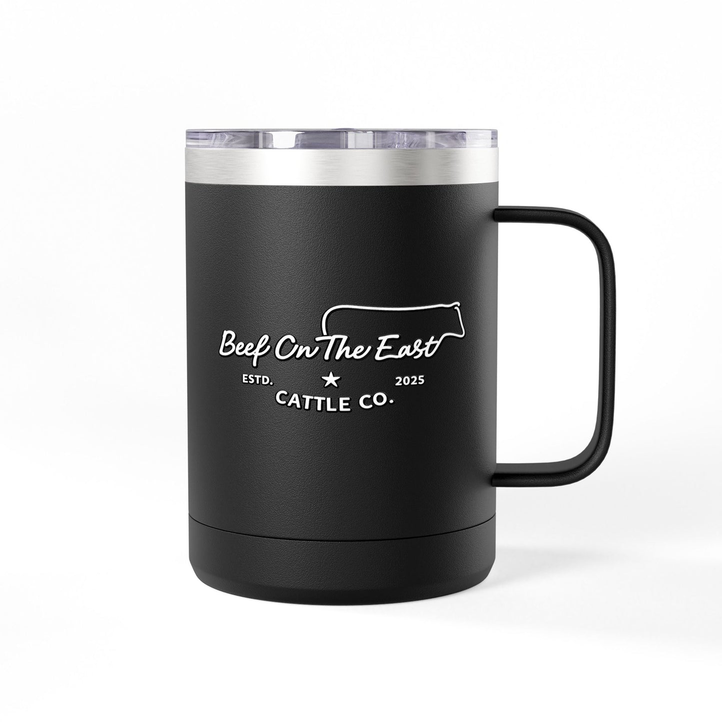 15oz Insulated Coffee Mug – Beef On The East Cattle Co.
