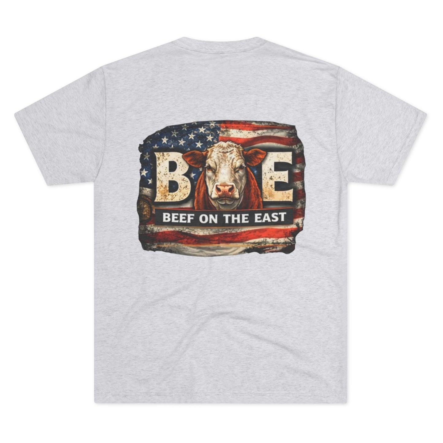 American Flag BOE Tee — Beef On The East Cattle Co.