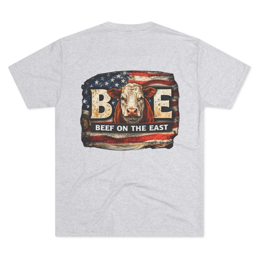 American Flag BOE Tee — Beef On The East Cattle Co.