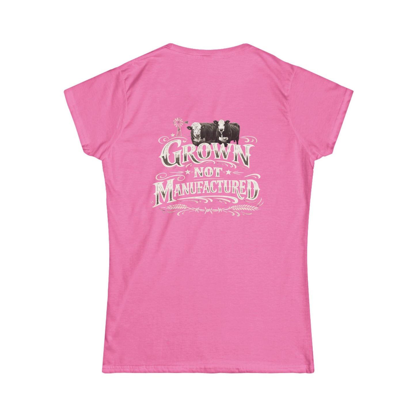 Beef on the East "Grown Not Manufactured" Women's T-Shirt