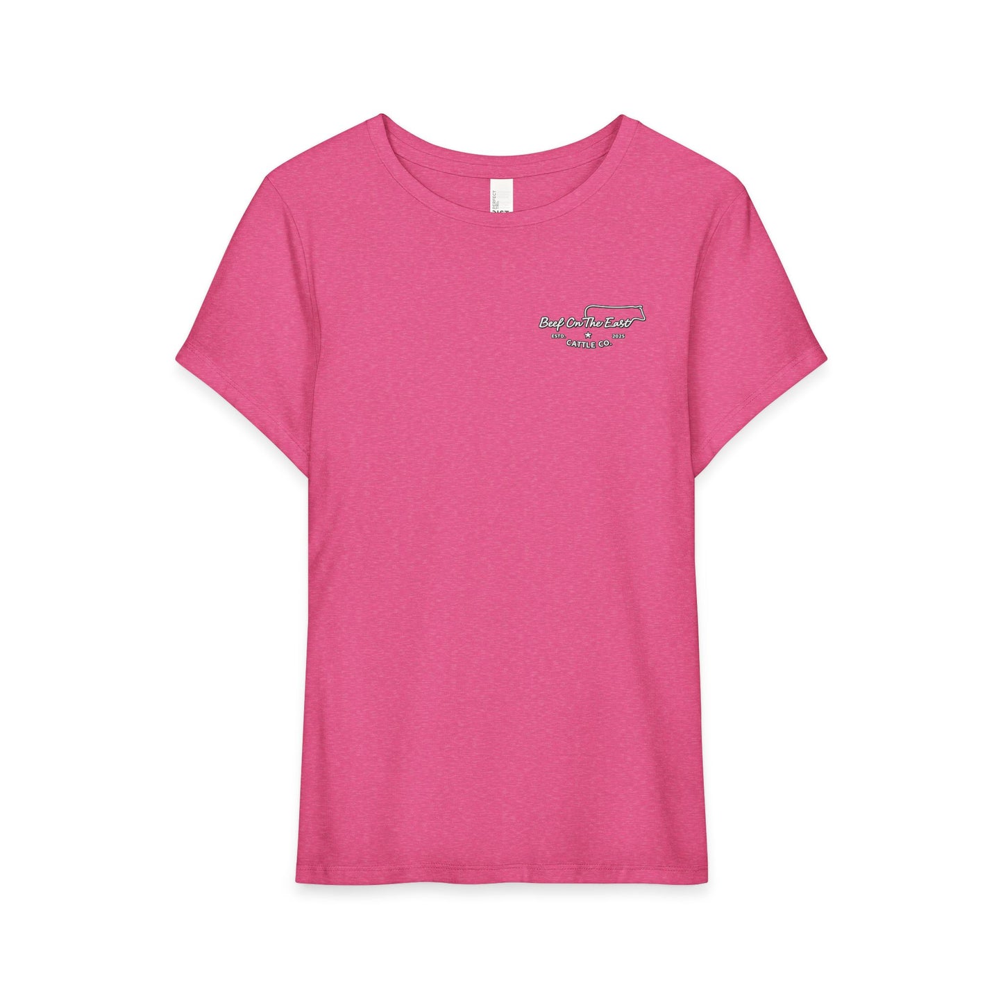 Women’s Tri Tee --- Beef On The East Cattle Co.