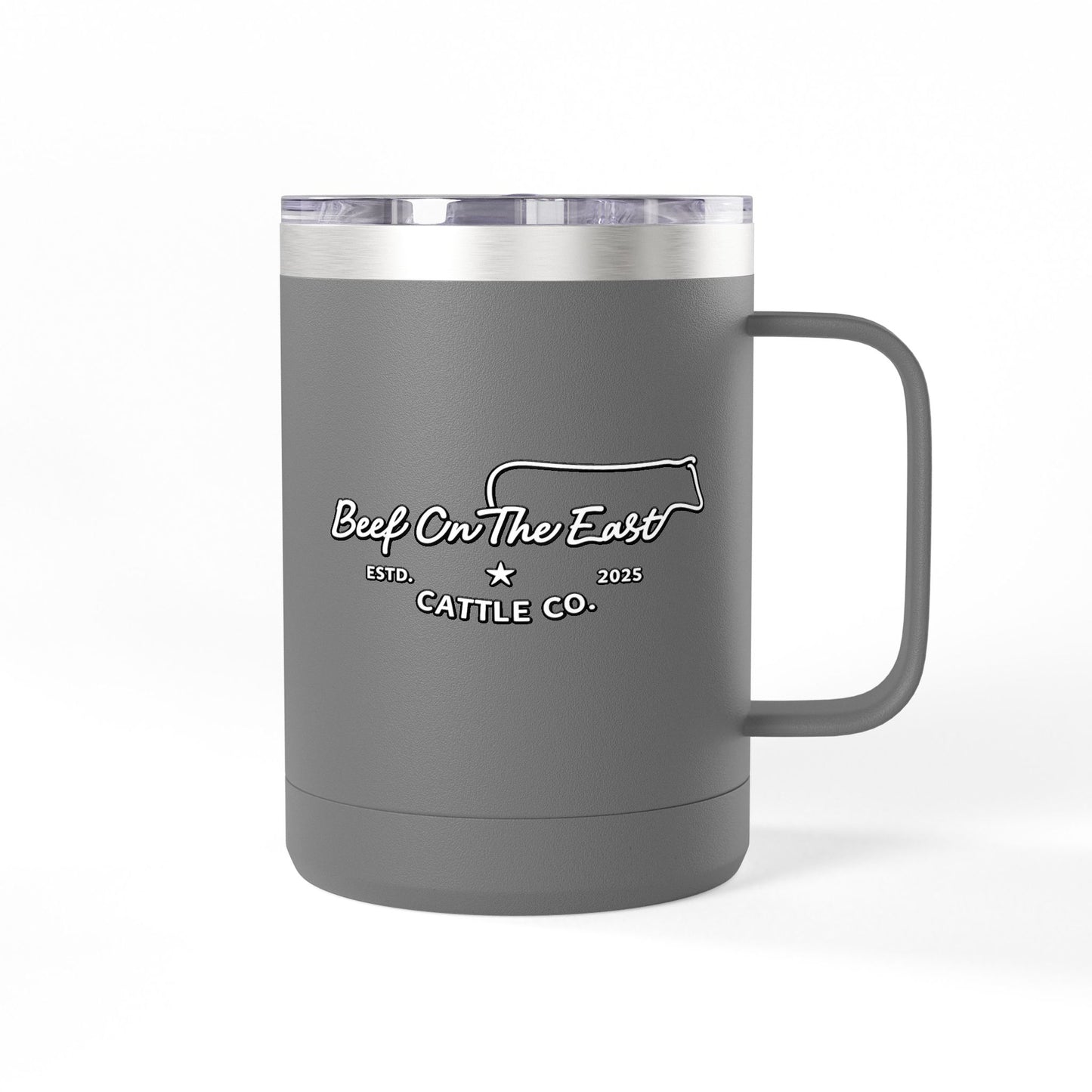15oz Insulated Coffee Mug – Beef On The East Cattle Co.
