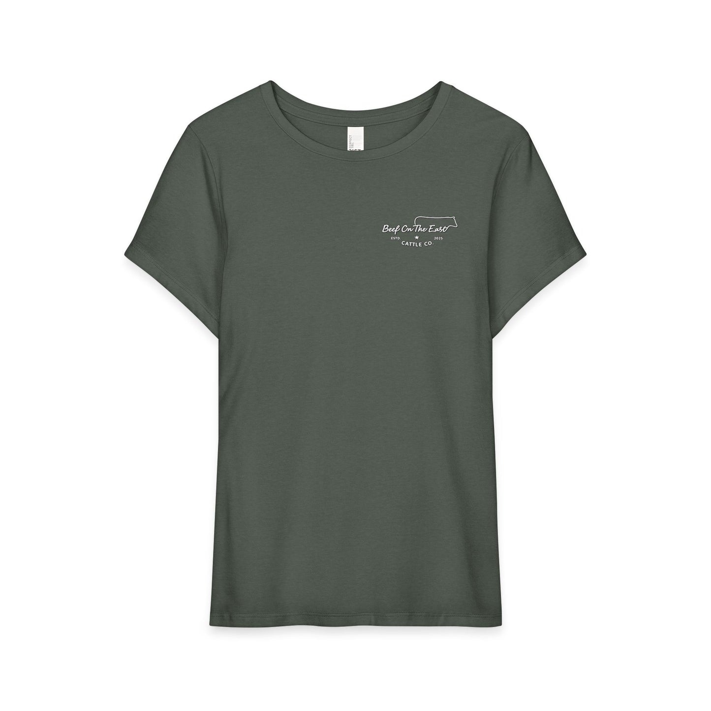 Women’s Tri Tee --- Beef On The East Cattle Co.