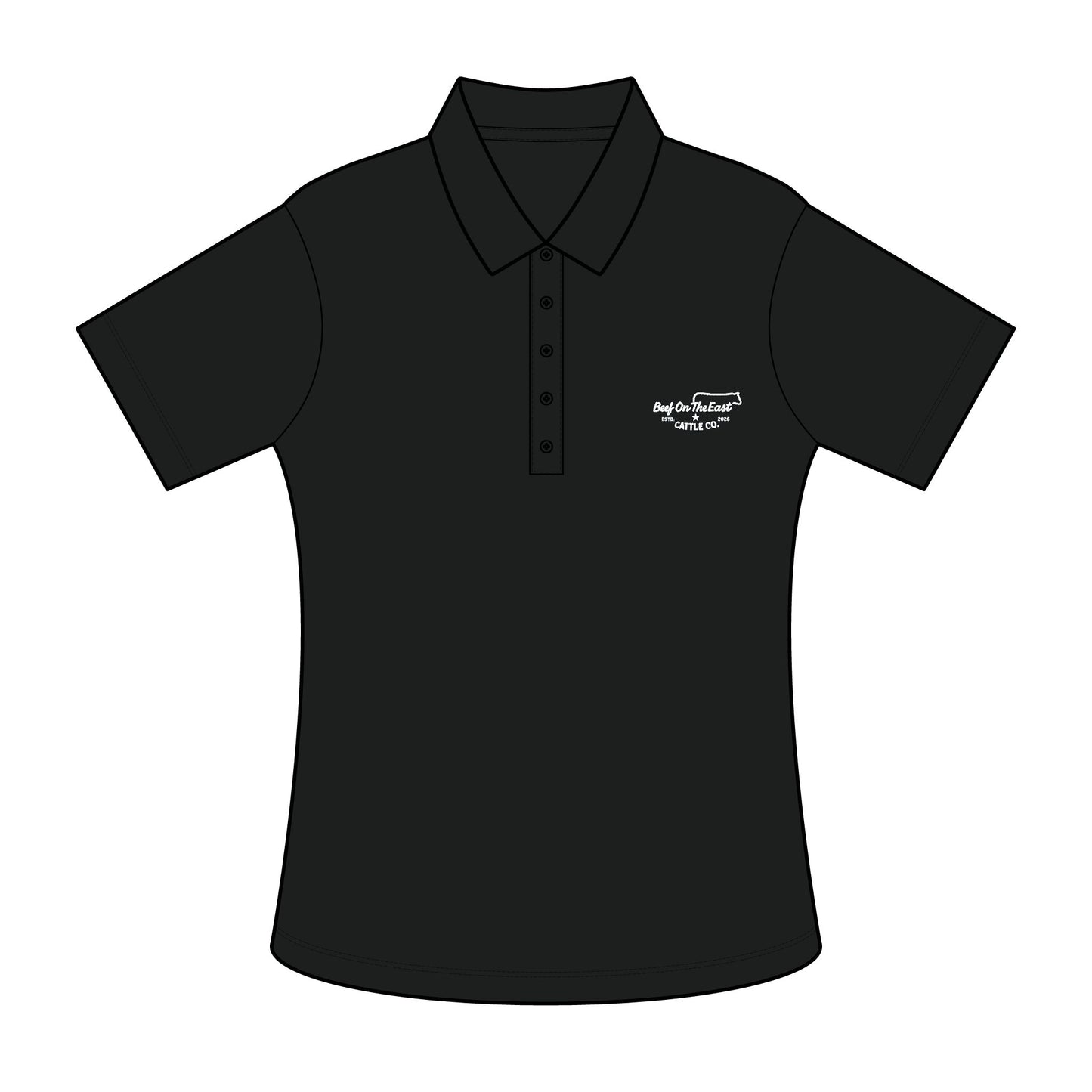 Ladies Polo Shirt — Beef On The East Cattle Co.
