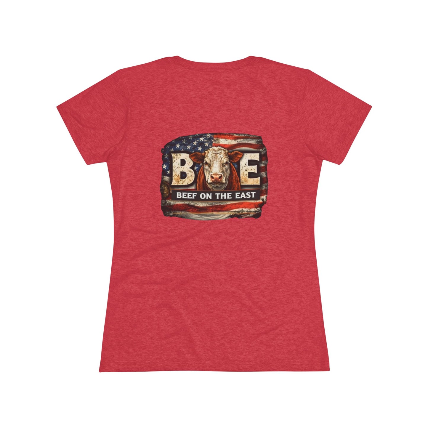 Women's American BOE Tee — Beef on the East Cattle Co.