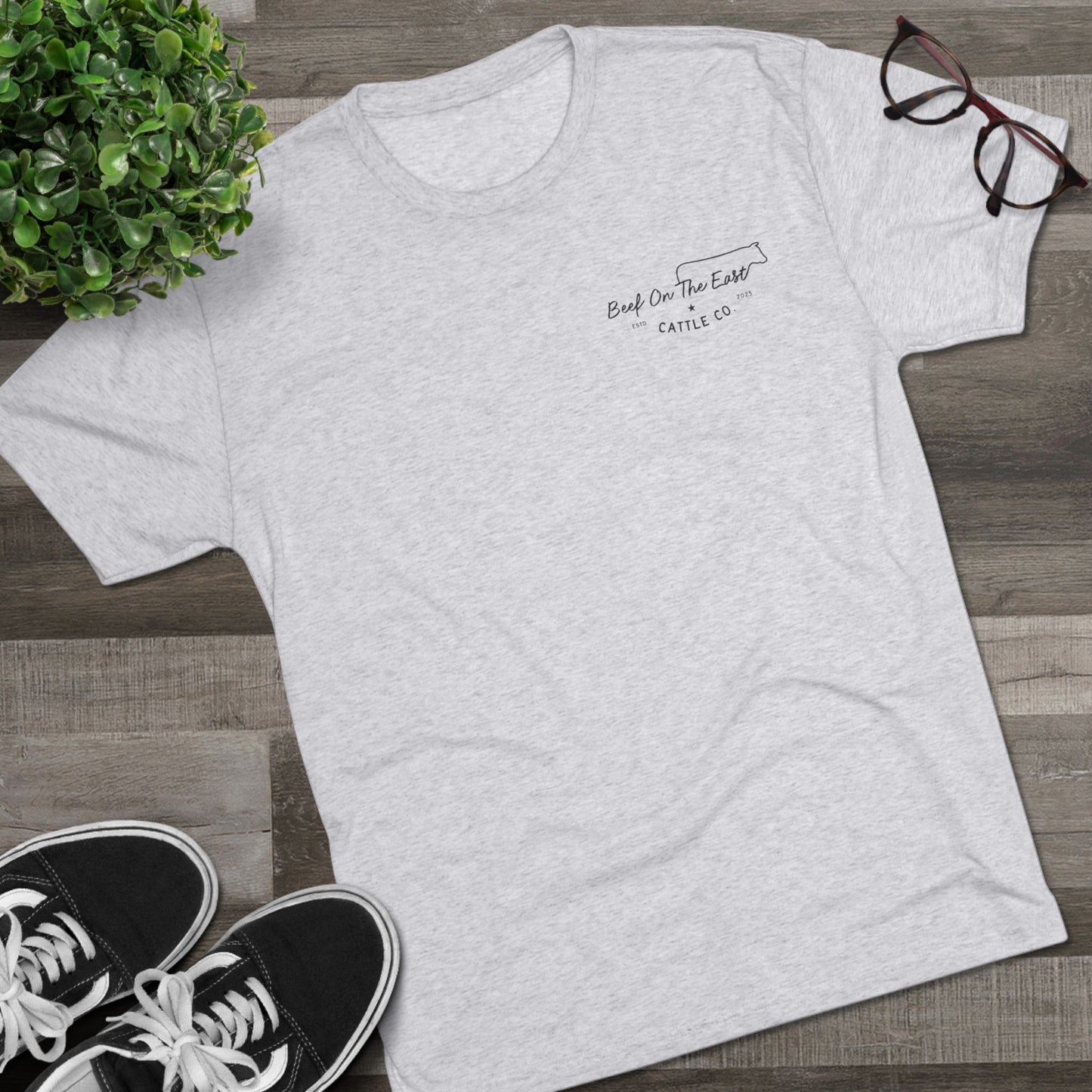 Cattle & Christ Tee — Beef On The East Cattle Co.