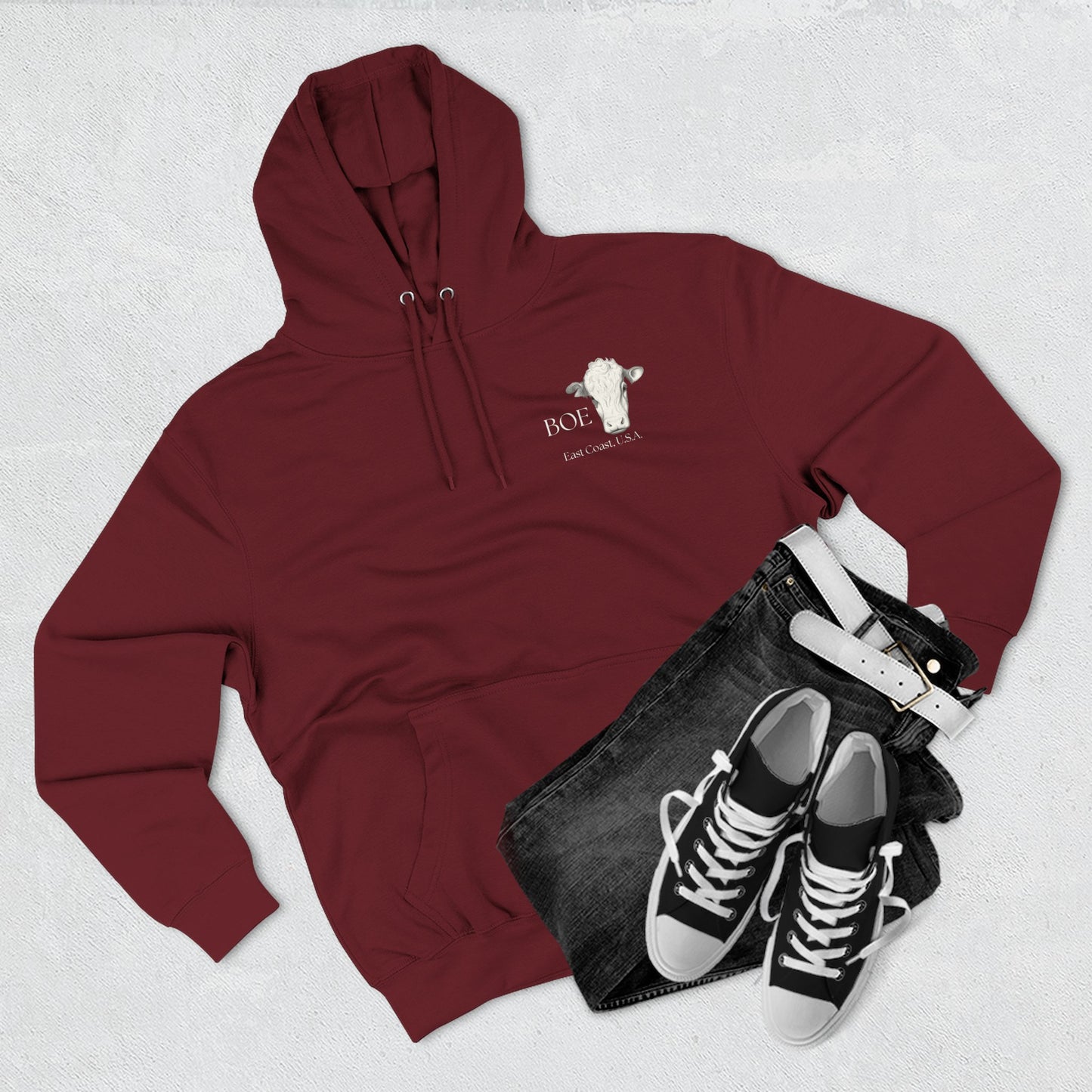 BOE Hoodie — Beef On The East Cattle Co.