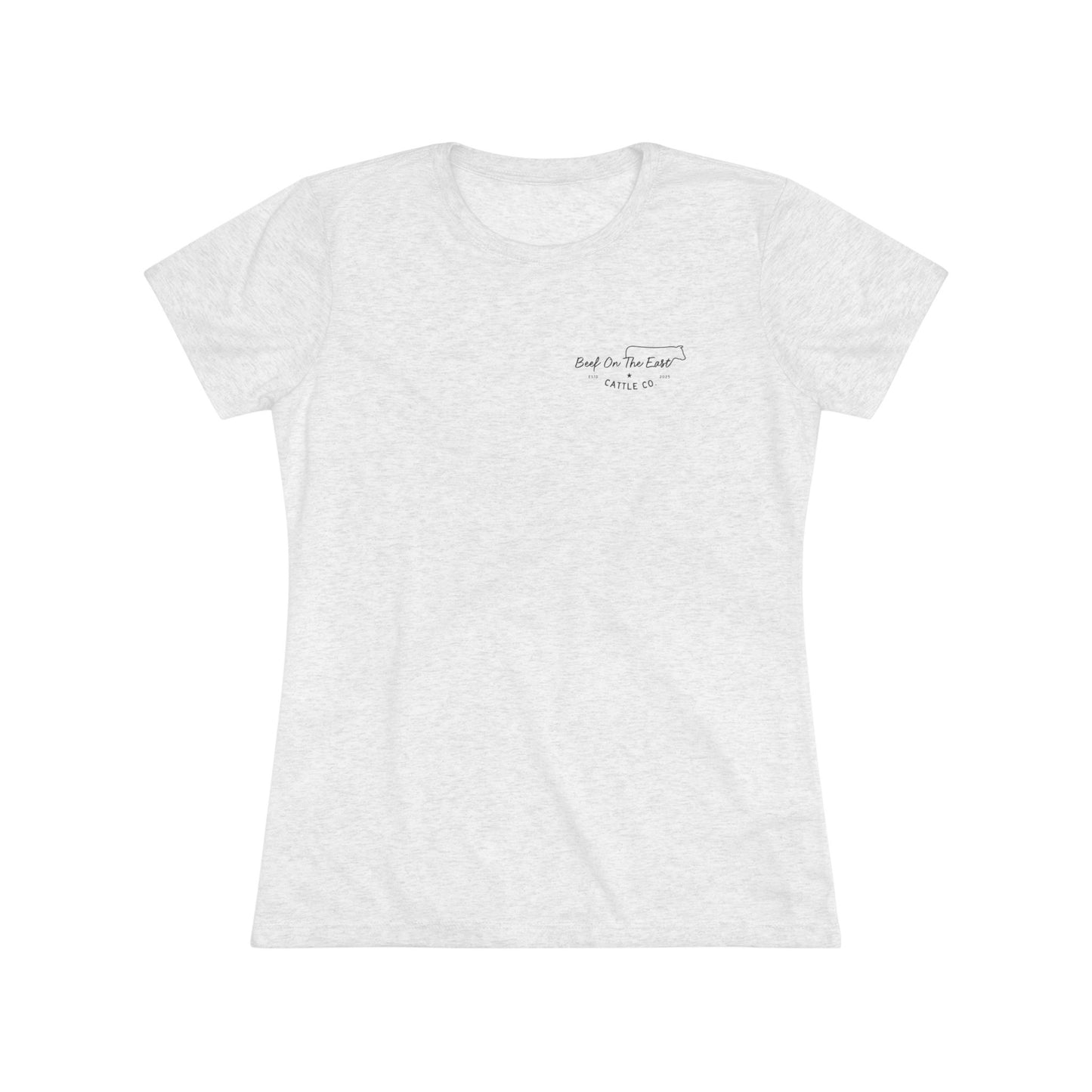 Cattle & Christ Women's Tee — Beef On The East Cattle Co.