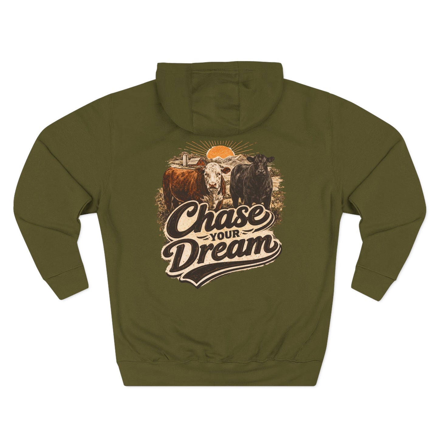 Chase Your Dream Hoodie — Beef On The East Cattle Co.