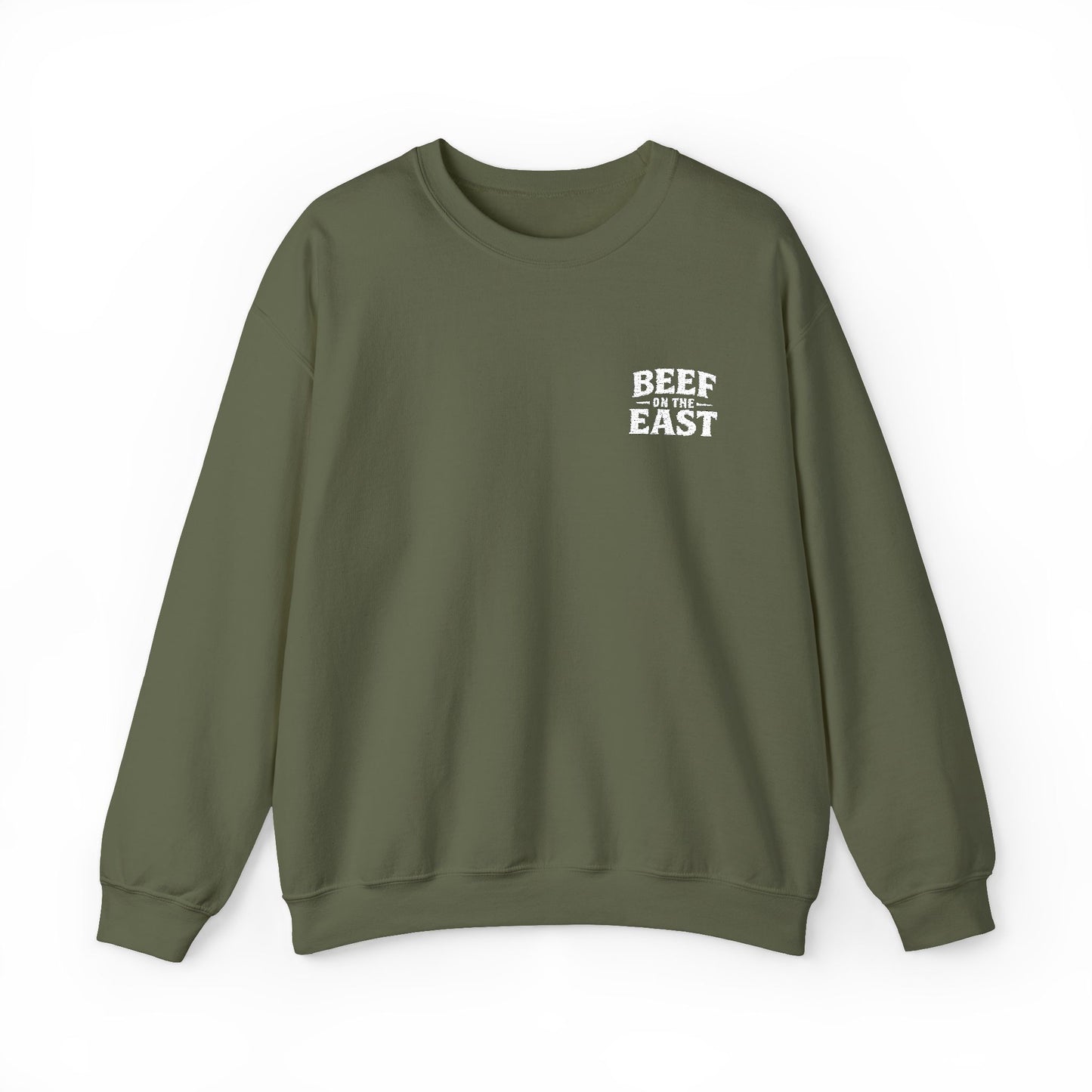 Beef On The East Crewneck - Left Chest BOE