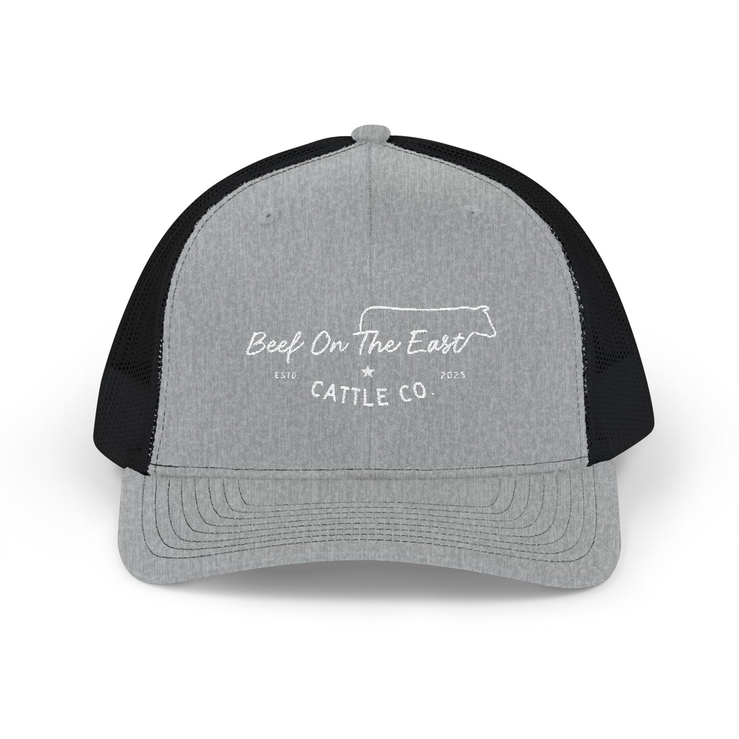 Embroidered Trucker Cap — Beef On The East Cattle Co.