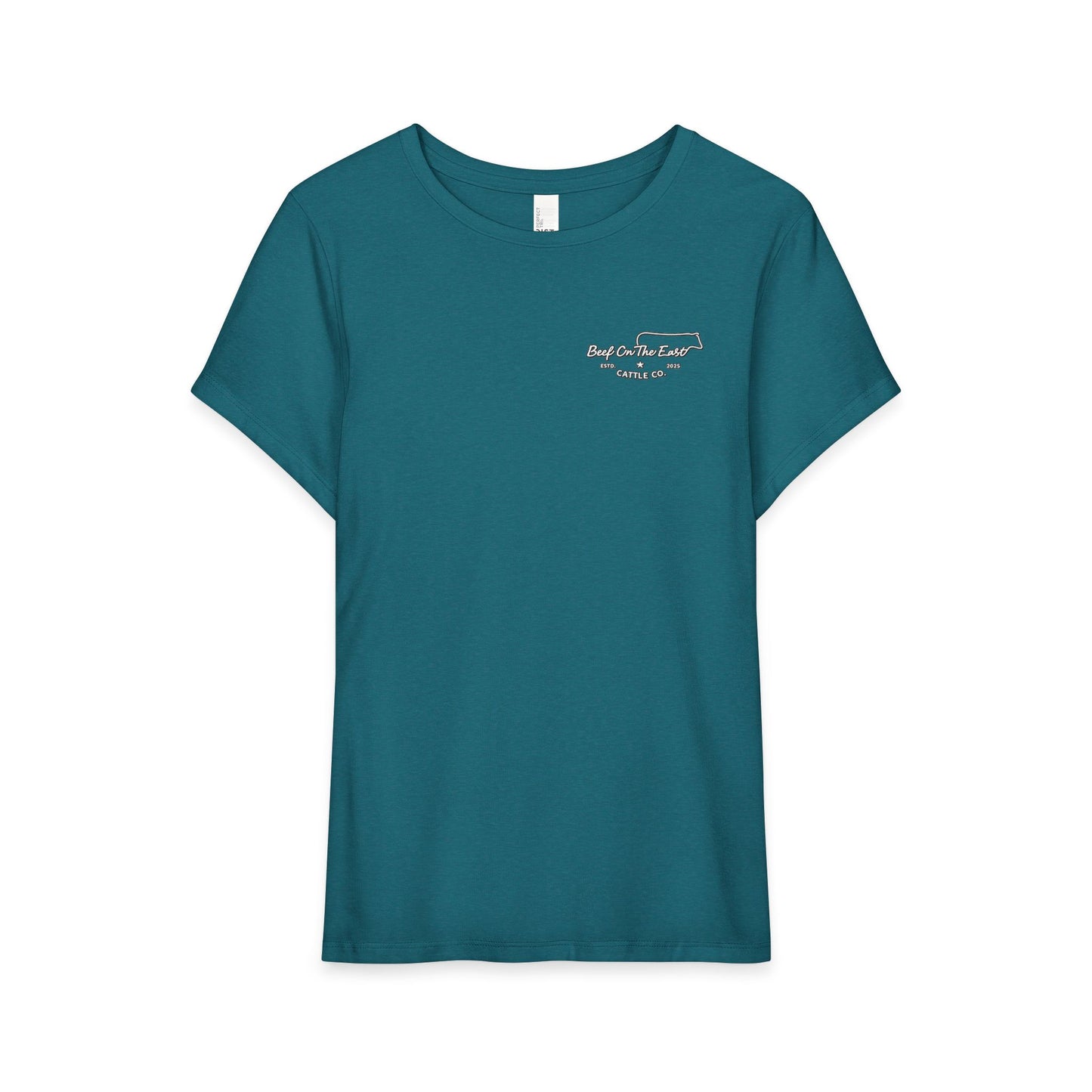 Women’s Tri Tee --- Beef On The East Cattle Co.
