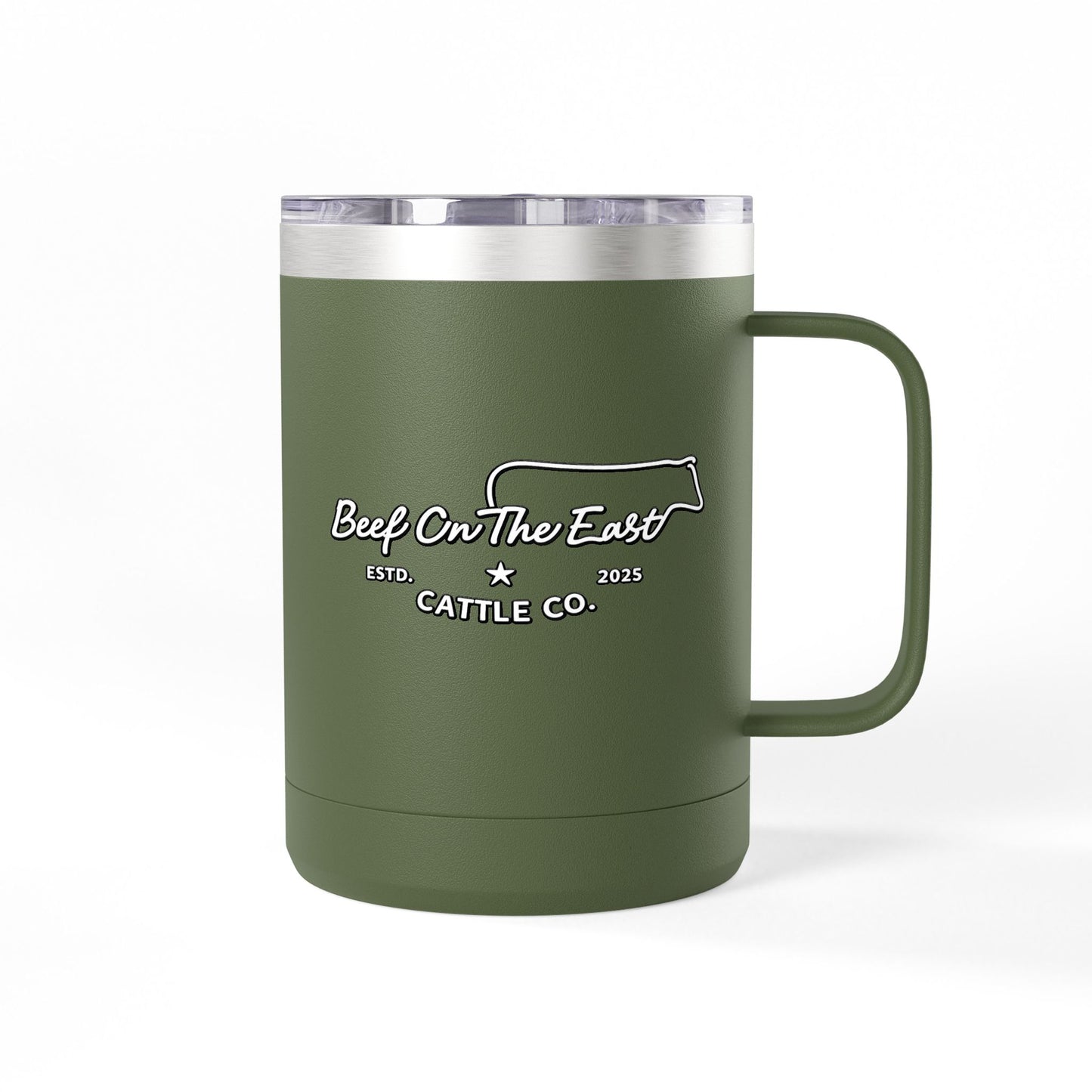 15oz Insulated Coffee Mug – Beef On The East Cattle Co.