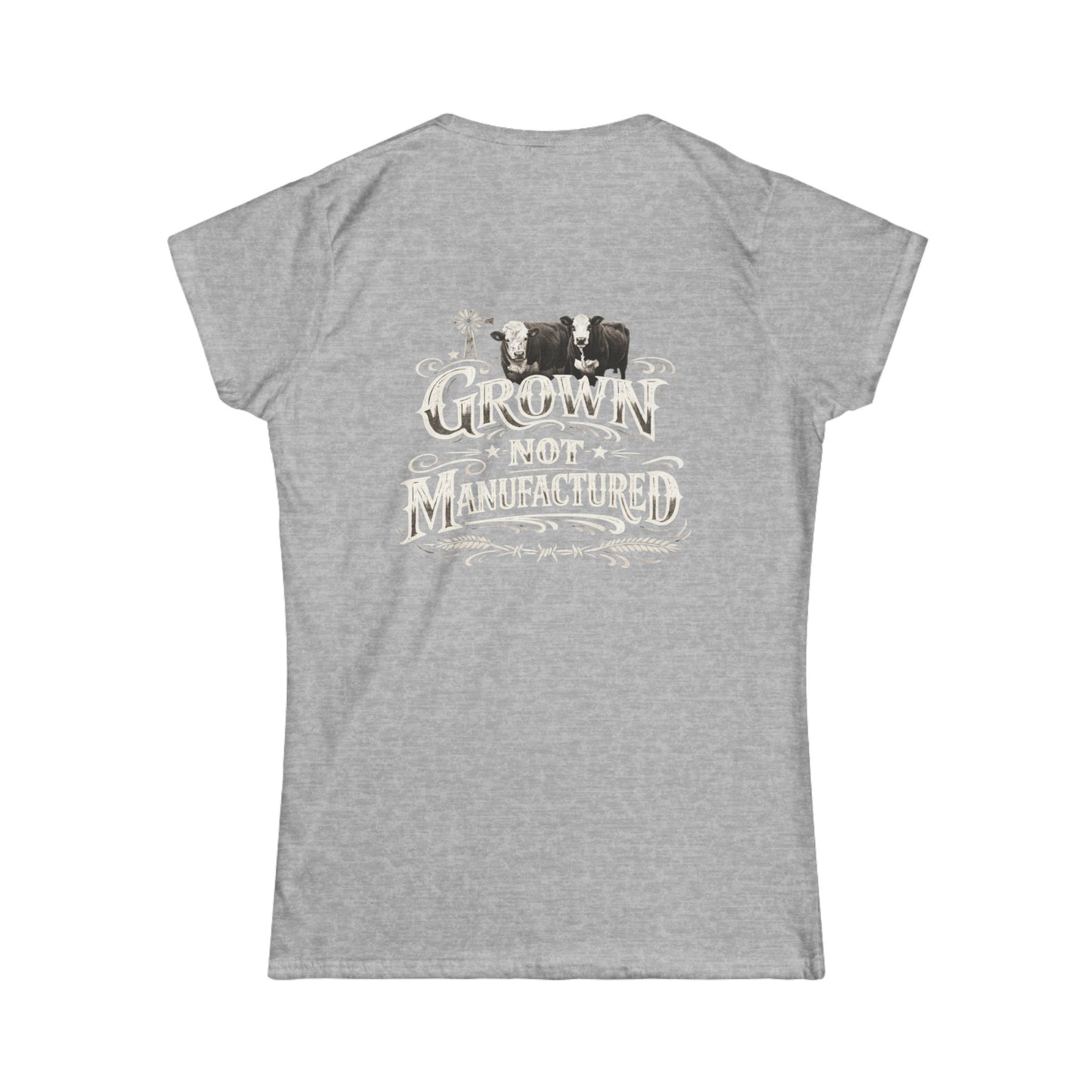 Beef on the East "Grown Not Manufactured" Women's T-Shirt
