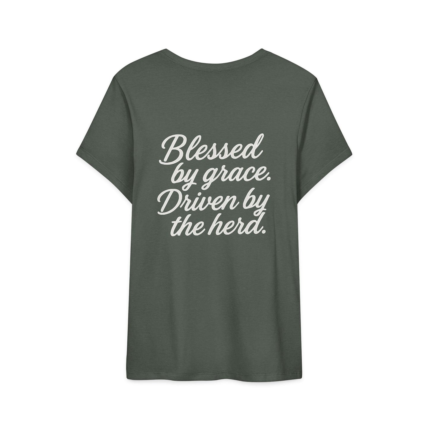 Women’s Tri Tee --- Beef On The East Cattle Co.