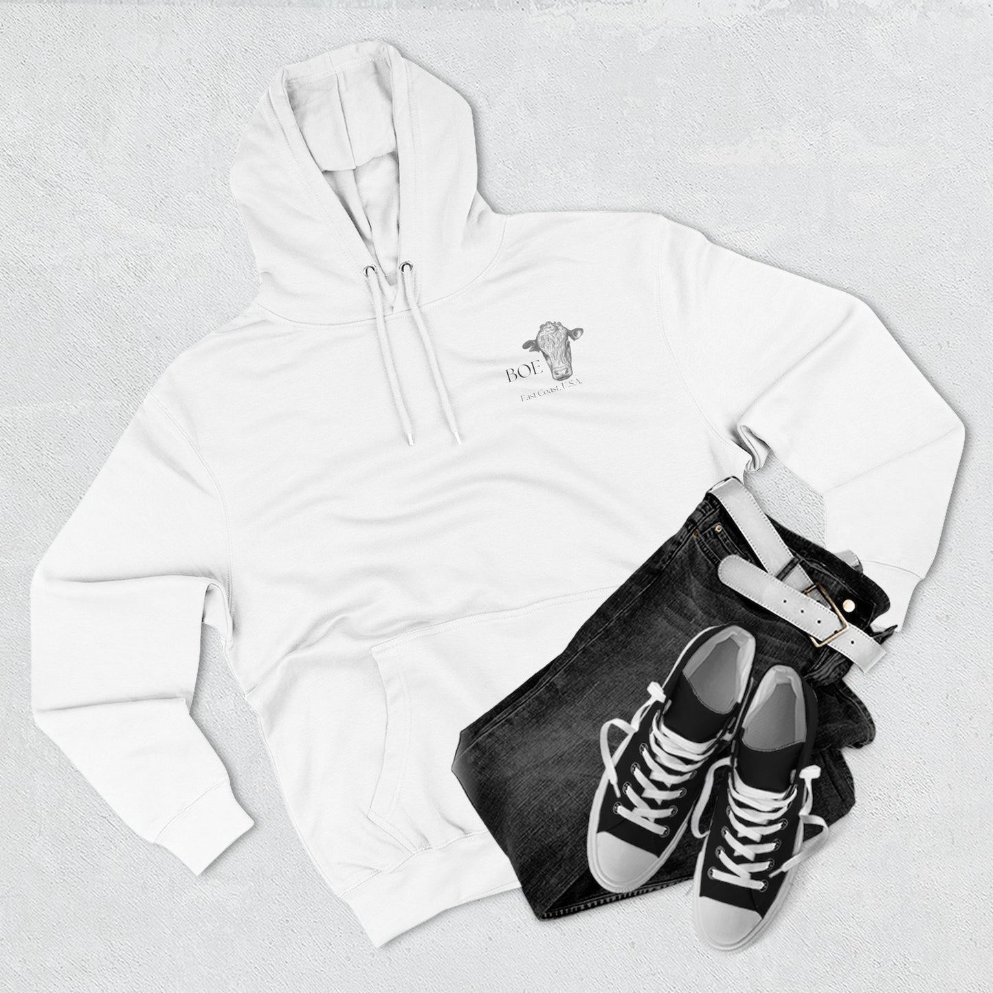 Cattle & Christ Hoodie — Beef On The East Cattle Co.