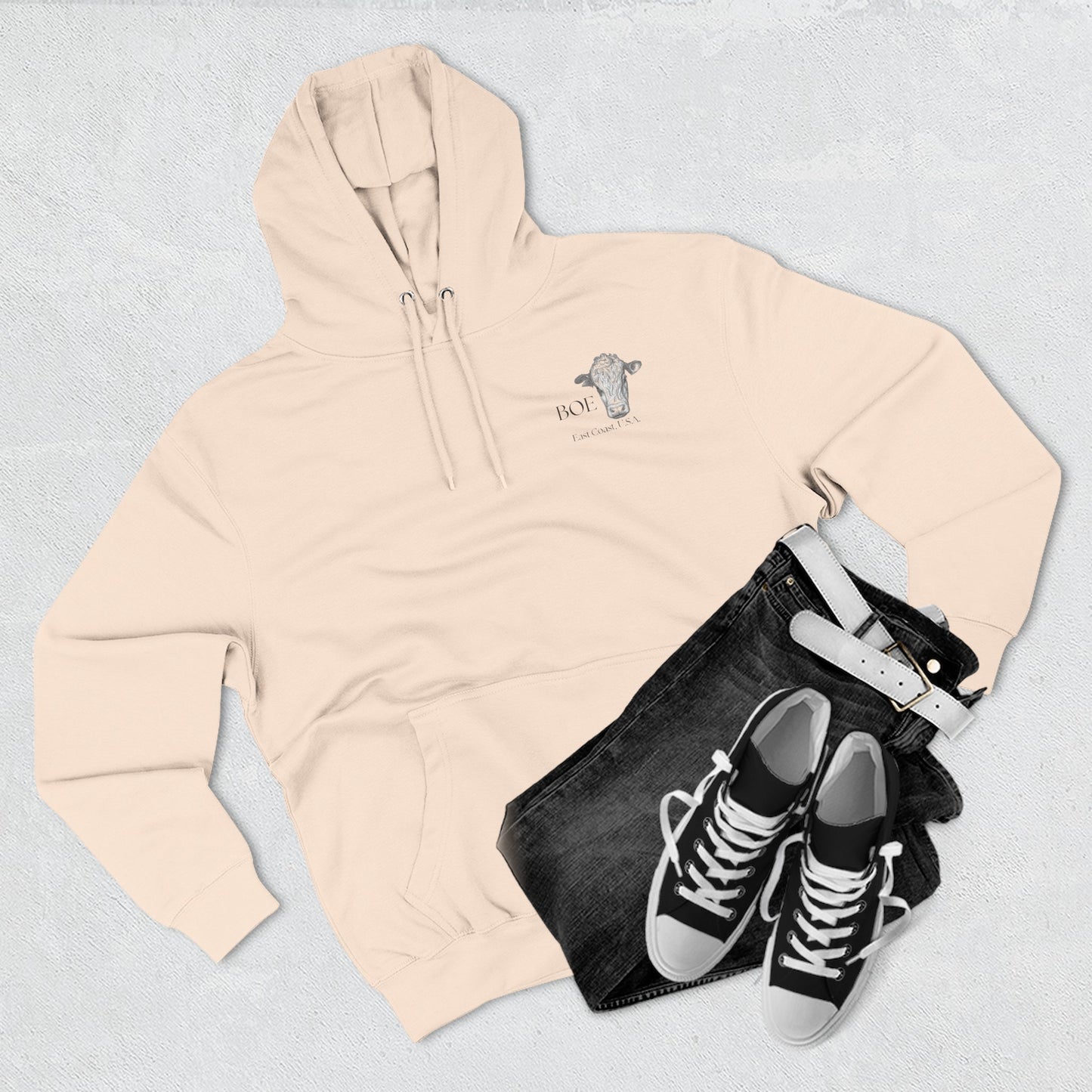 Cattle & Christ Hoodie — Beef On The East Cattle Co.