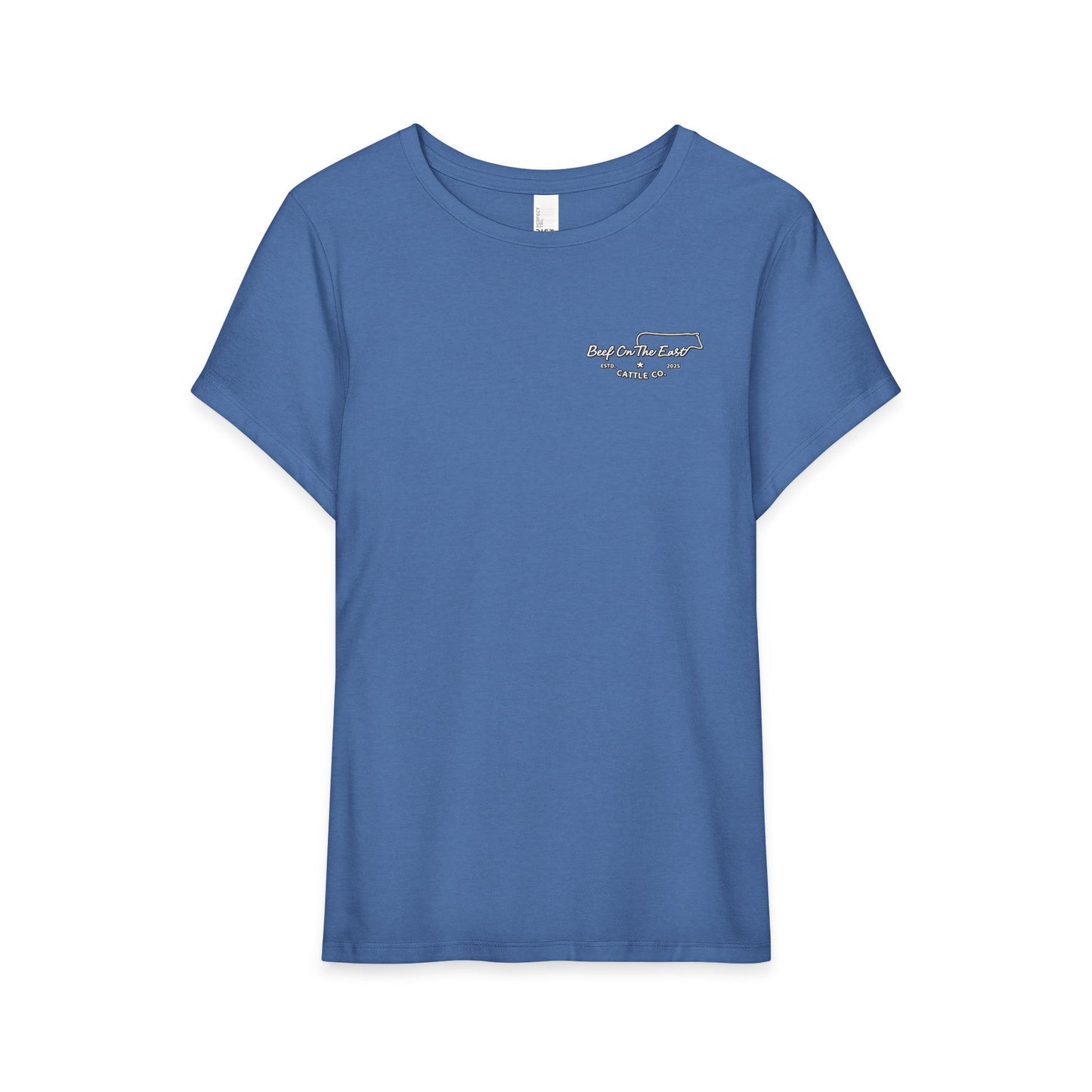 Women’s Tri Tee --- Beef On The East Cattle Co.