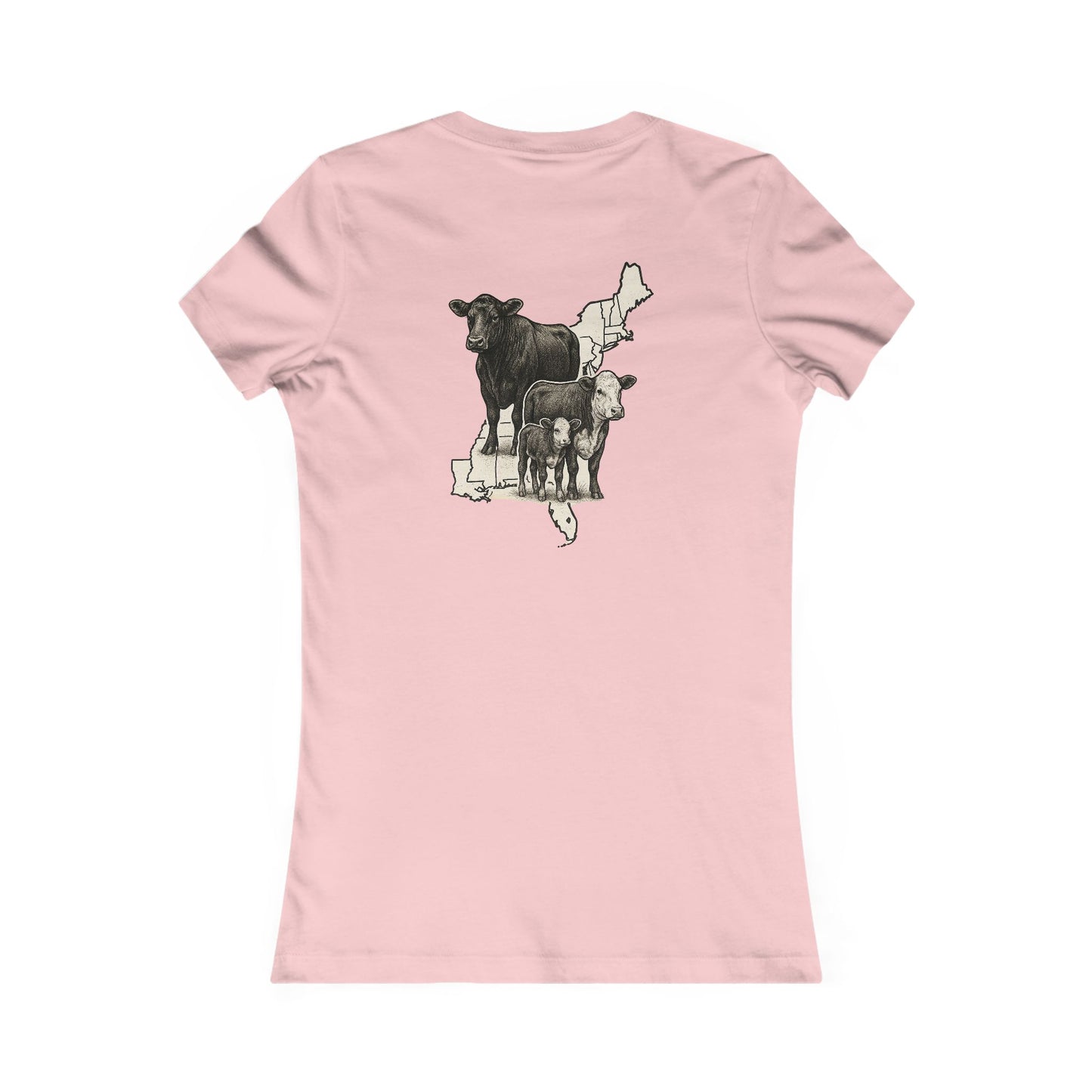 Women's BOE States Tee — Beef On The East Cattle Co.