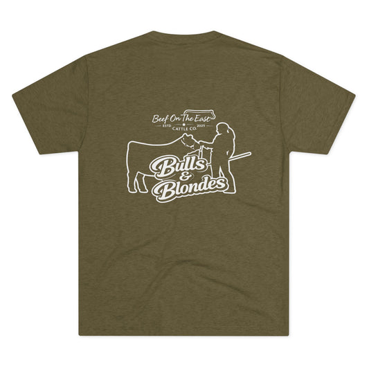 Bulls & Blondes Tee — Beef On The East Cattle Co.