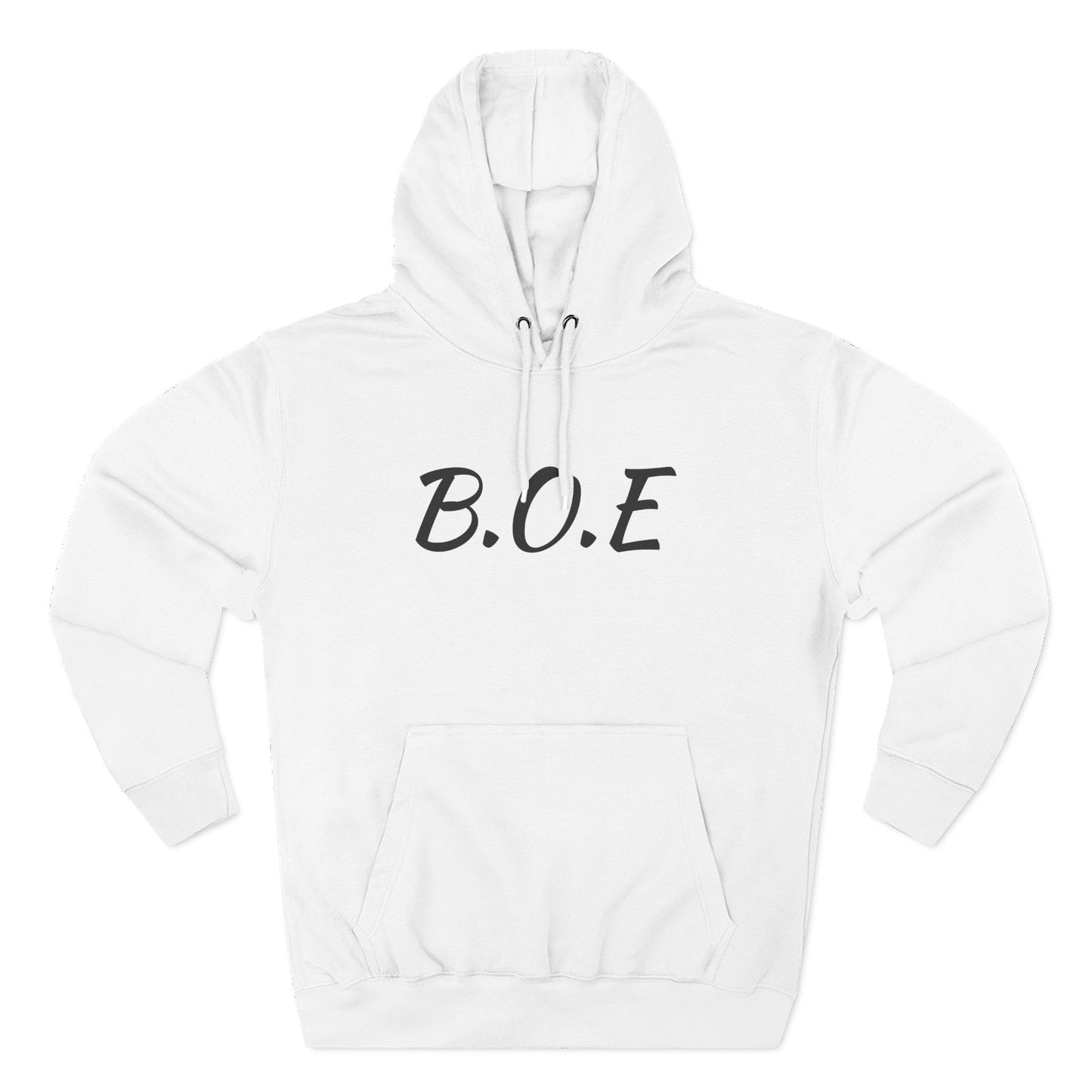 Beef On The East (B.O.E.) Fleece Hoodie — Minimal Ranch Logo Pullover
