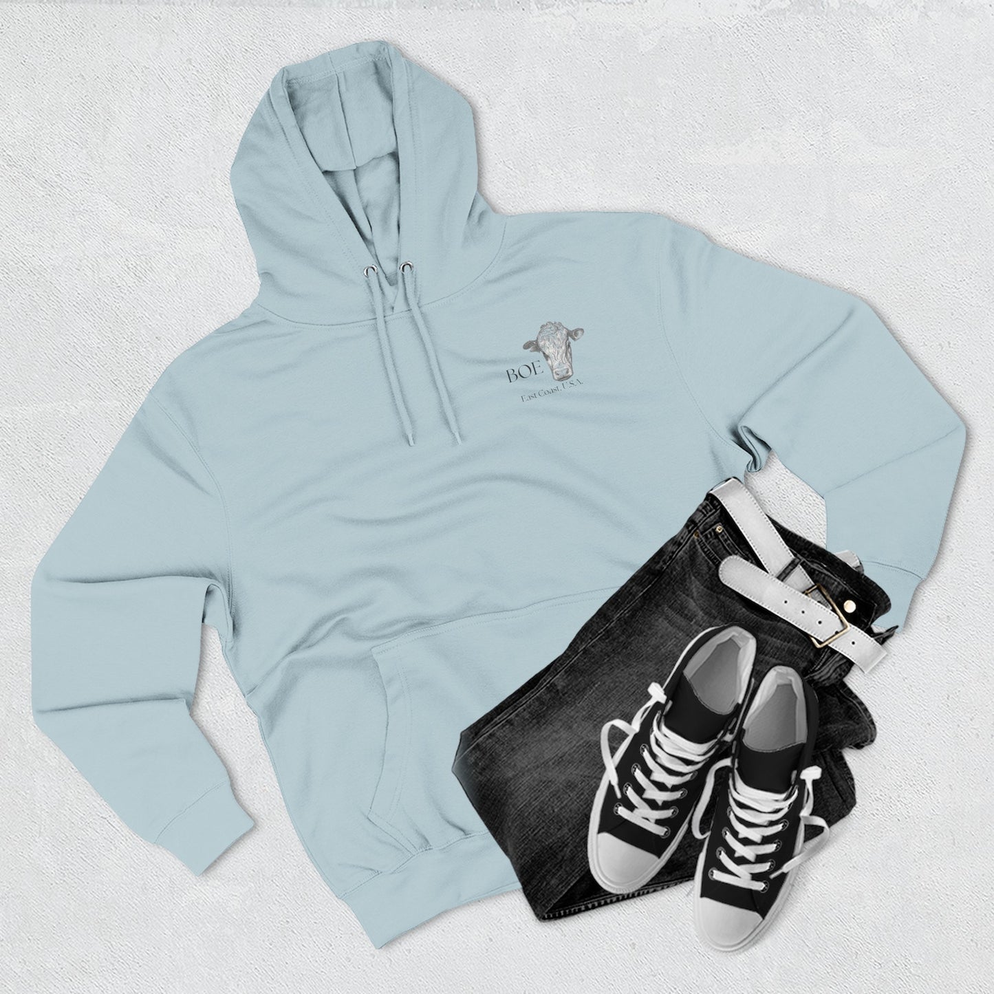 Cattle & Christ Hoodie — Beef On The East Cattle Co.