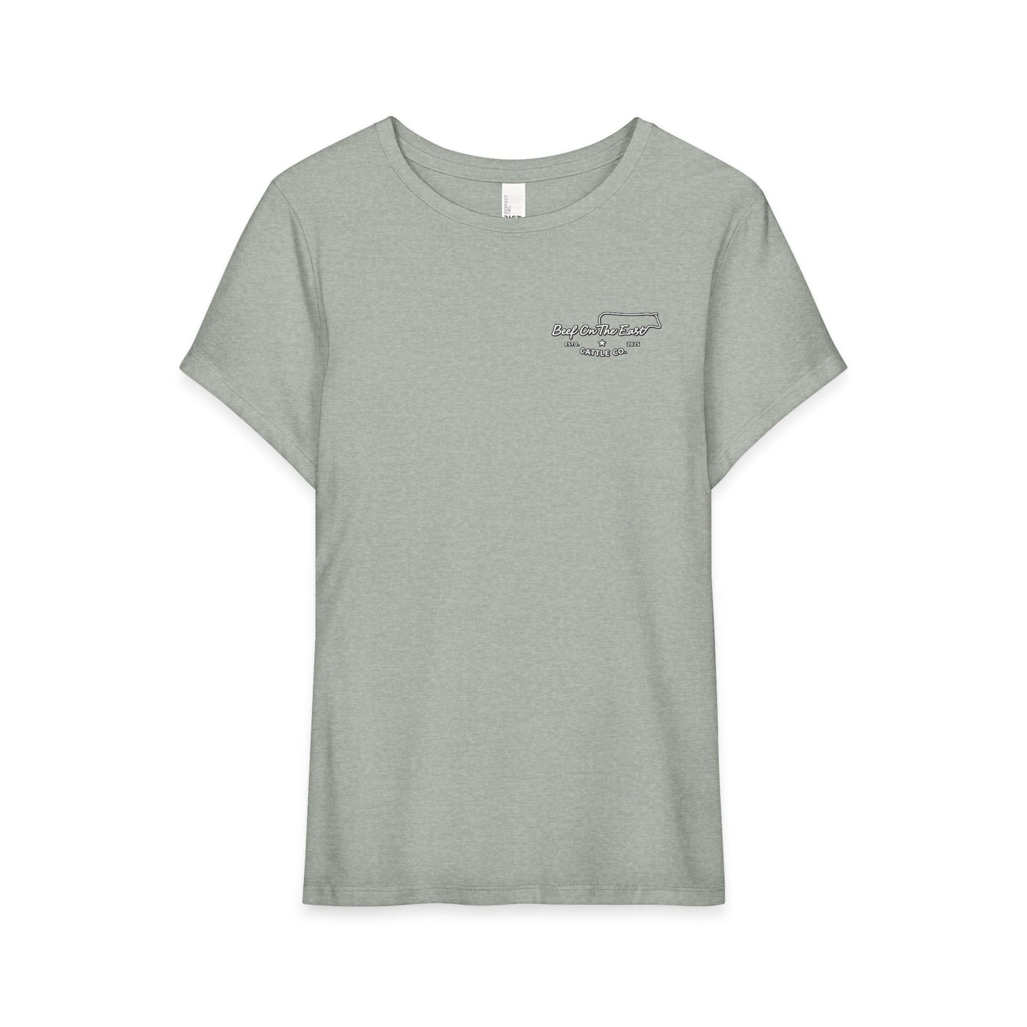 Women’s Tri Tee --- Beef On The East Cattle Co.