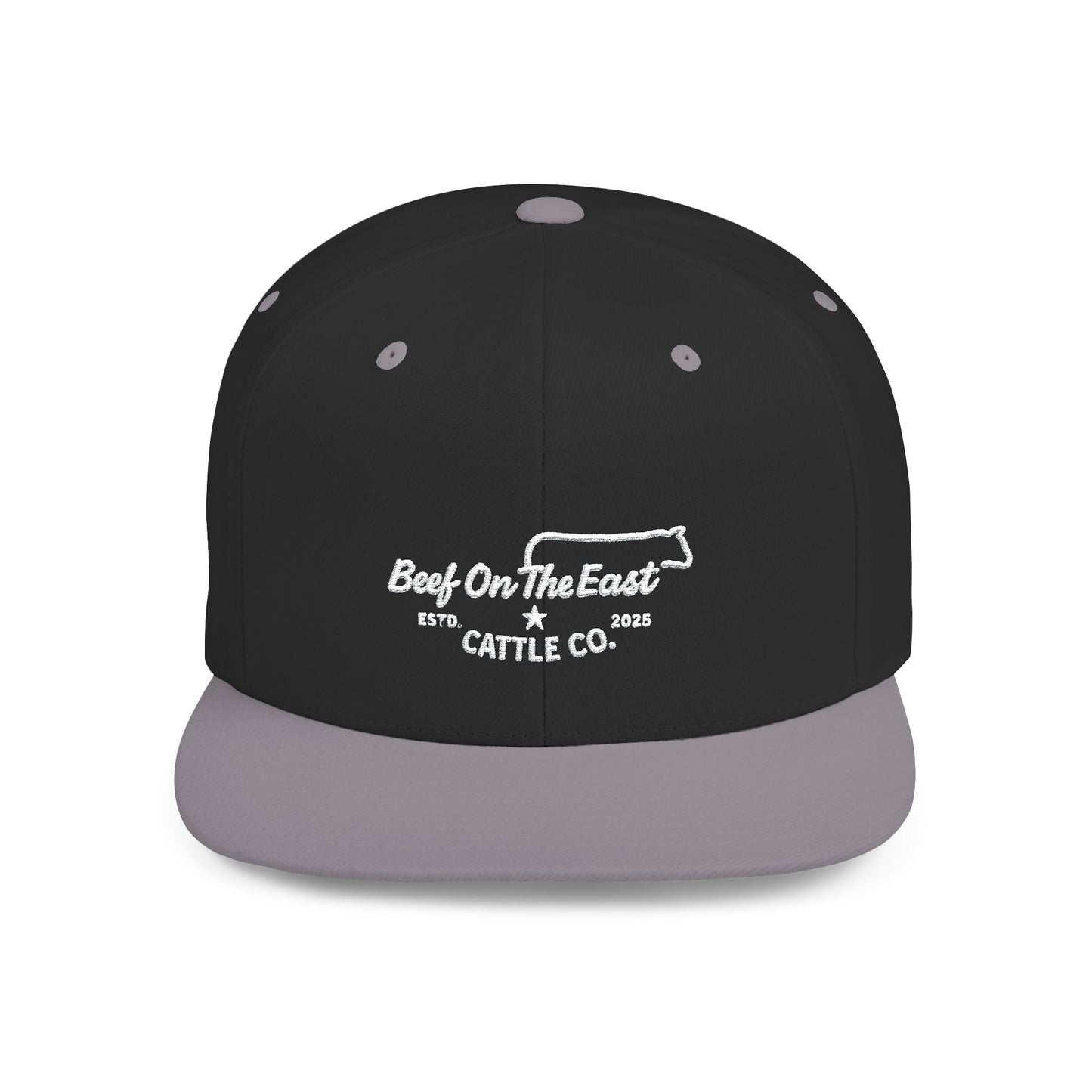 Flat Bill Snapback - Beef On The East Cattle Co.
