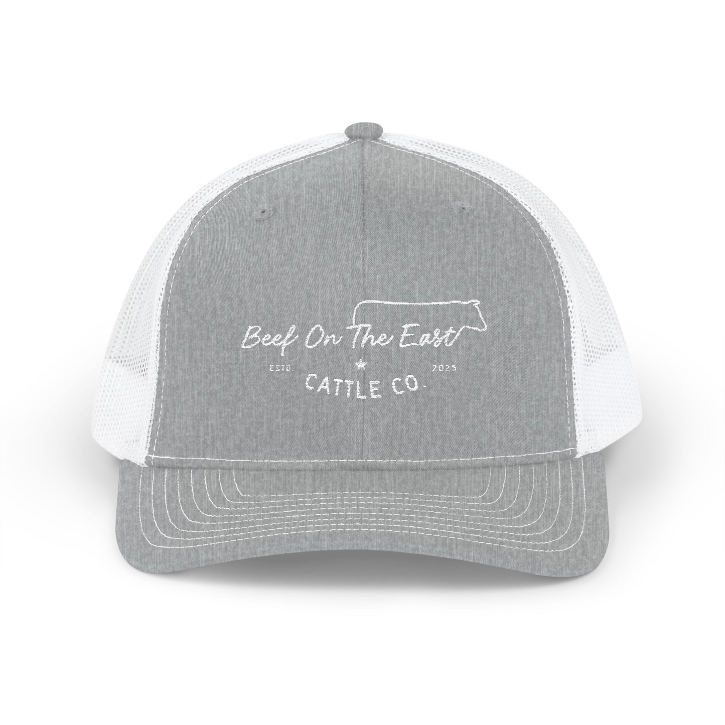 Embroidered Trucker Cap — Beef On The East Cattle Co.