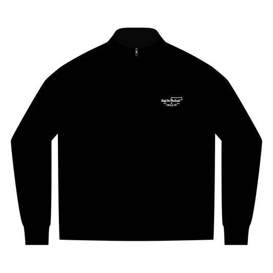 Men's Embroidered Quarter-Zip Pullover — Beef On The East Cattle Co.