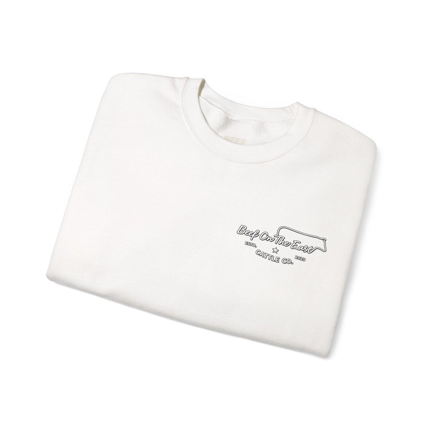 Smells Like Money & Manure Crewneck — Beef On The East Cattle Co.