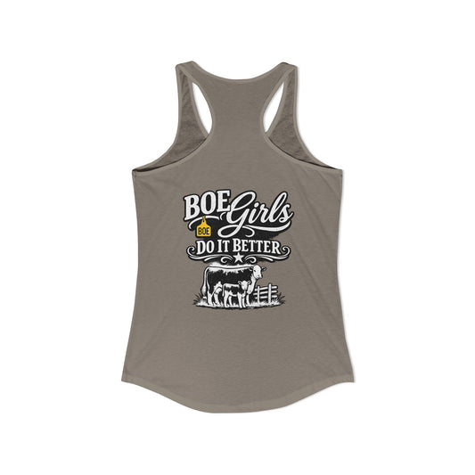 "BOE Girls Do It Better" Tank --- Beef On The East Cattle Co.