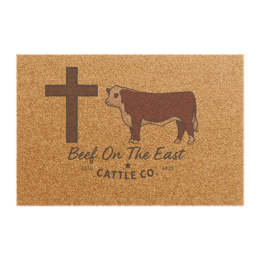 Cattle & Christ BOE Doormat – Beef On The East Cattle Co.