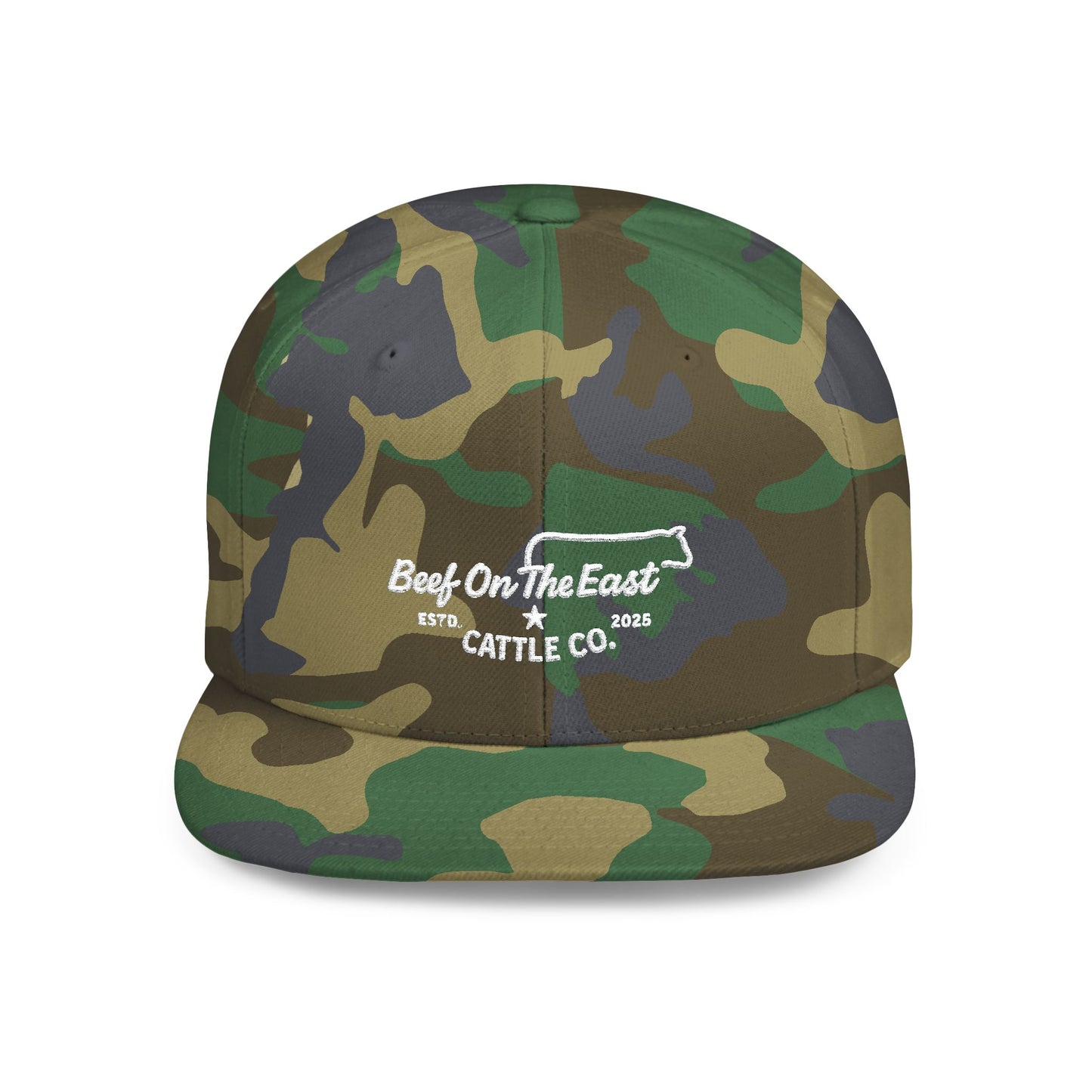 Flat Bill Snapback - Beef On The East Cattle Co.