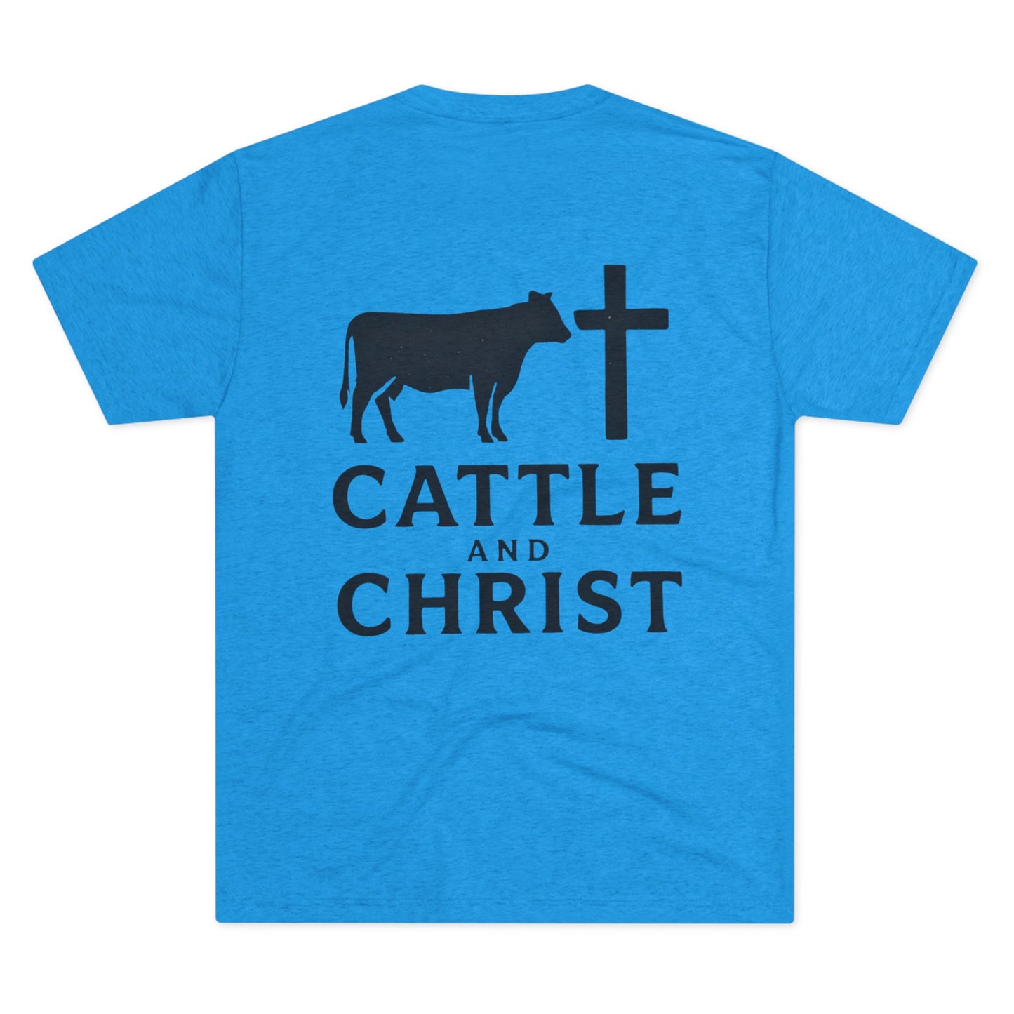 Cattle and Christ T‑Shirt — Rustic Christian Farm Tee
