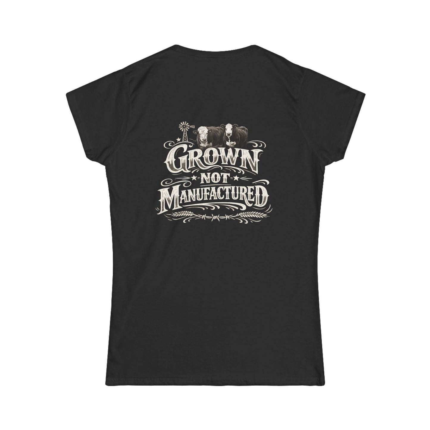 Beef on the East "Grown Not Manufactured" Women's T-Shirt