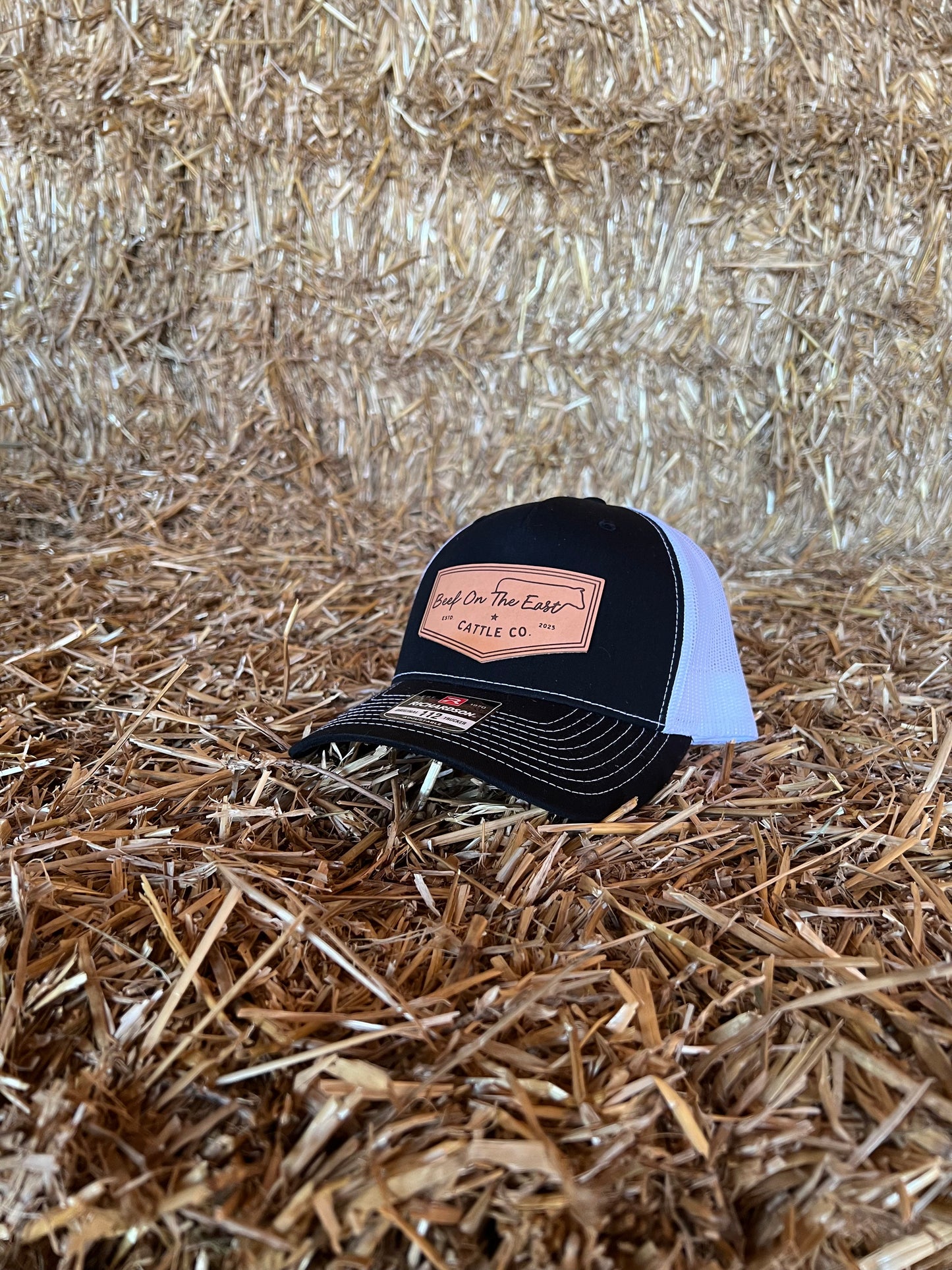 Black/White Richardson 112 Trucker Hat – Beef On The East Cattle Co.
